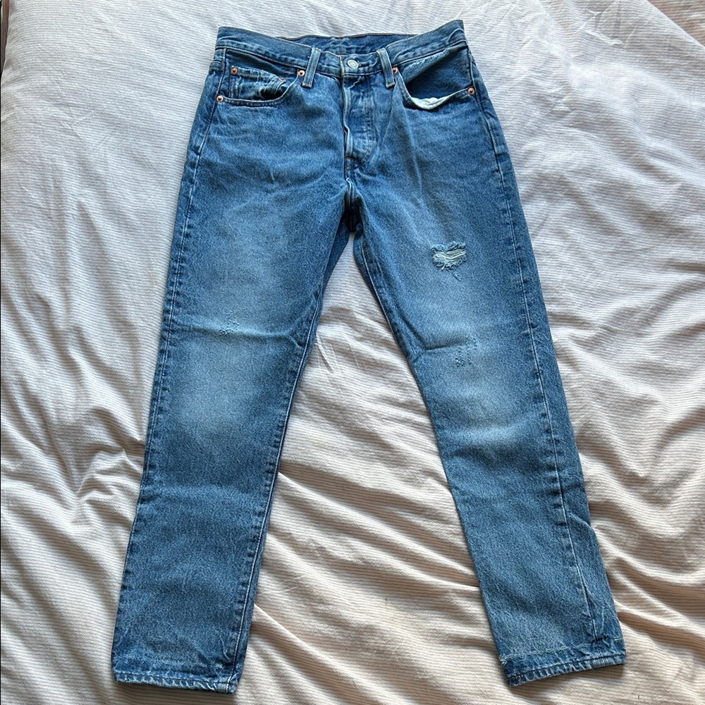 Levi's 501 S skinny filiforme Blue Jeans
